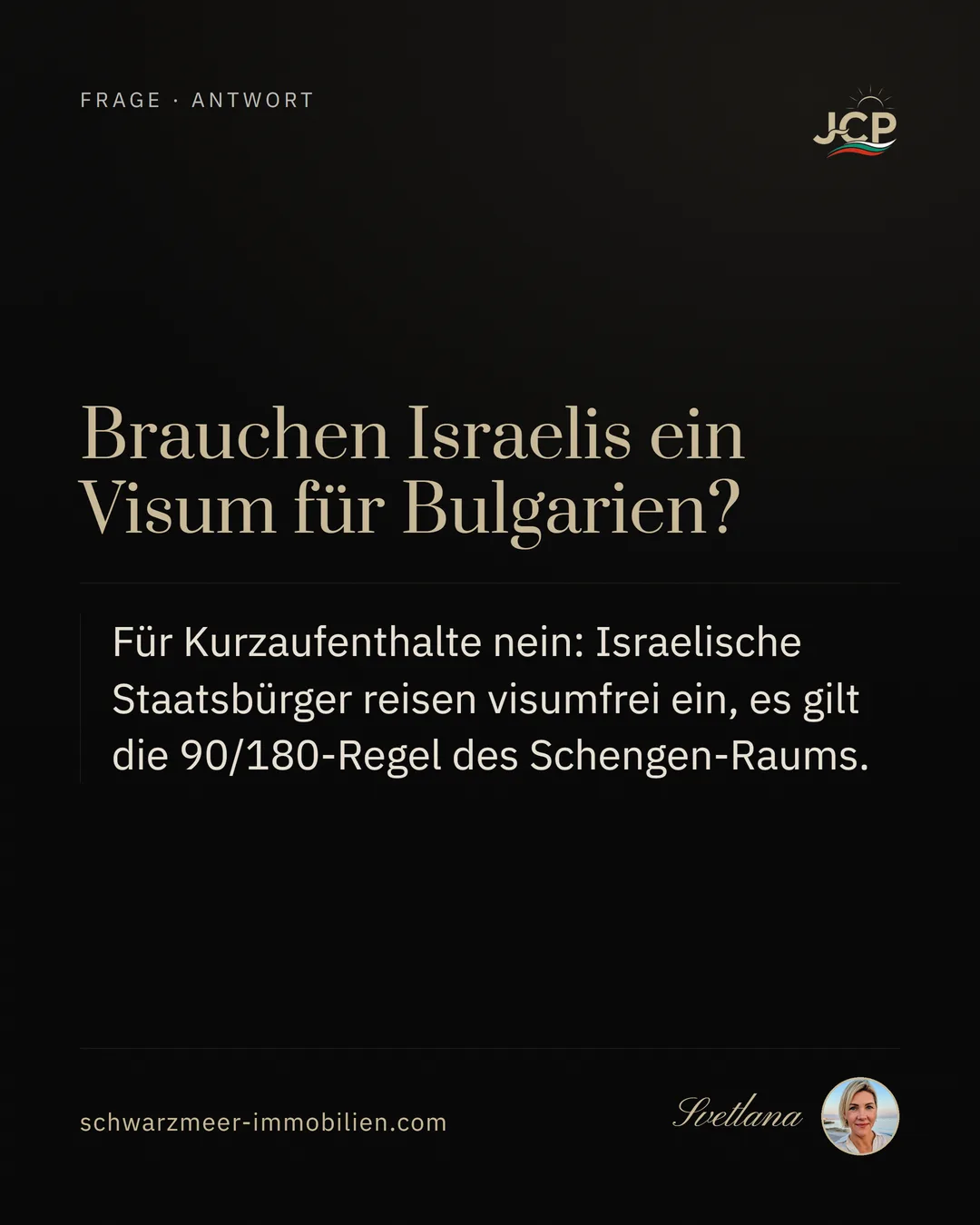 Brauchen Israelis ein Visum für Bulgarien?