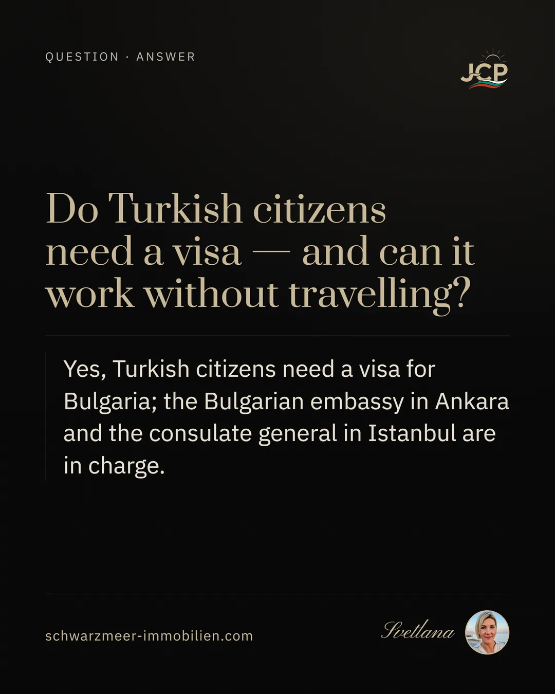 Do Turkish citizens need a visa — and can it work without travelling?