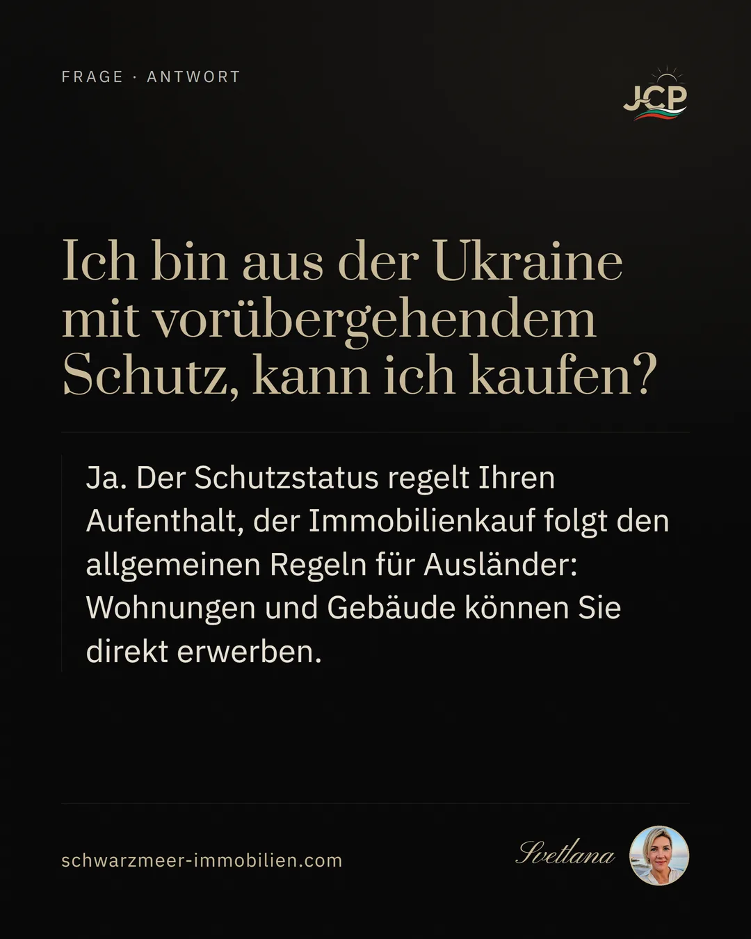 Ich bin aus der Ukraine mit vorübergehendem Schutz, kann ich kaufen?