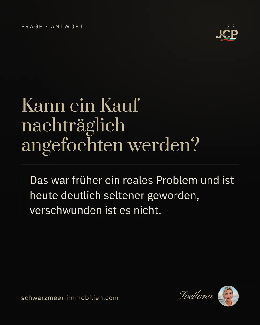 Kann ein Kauf nachträglich angefochten werden?