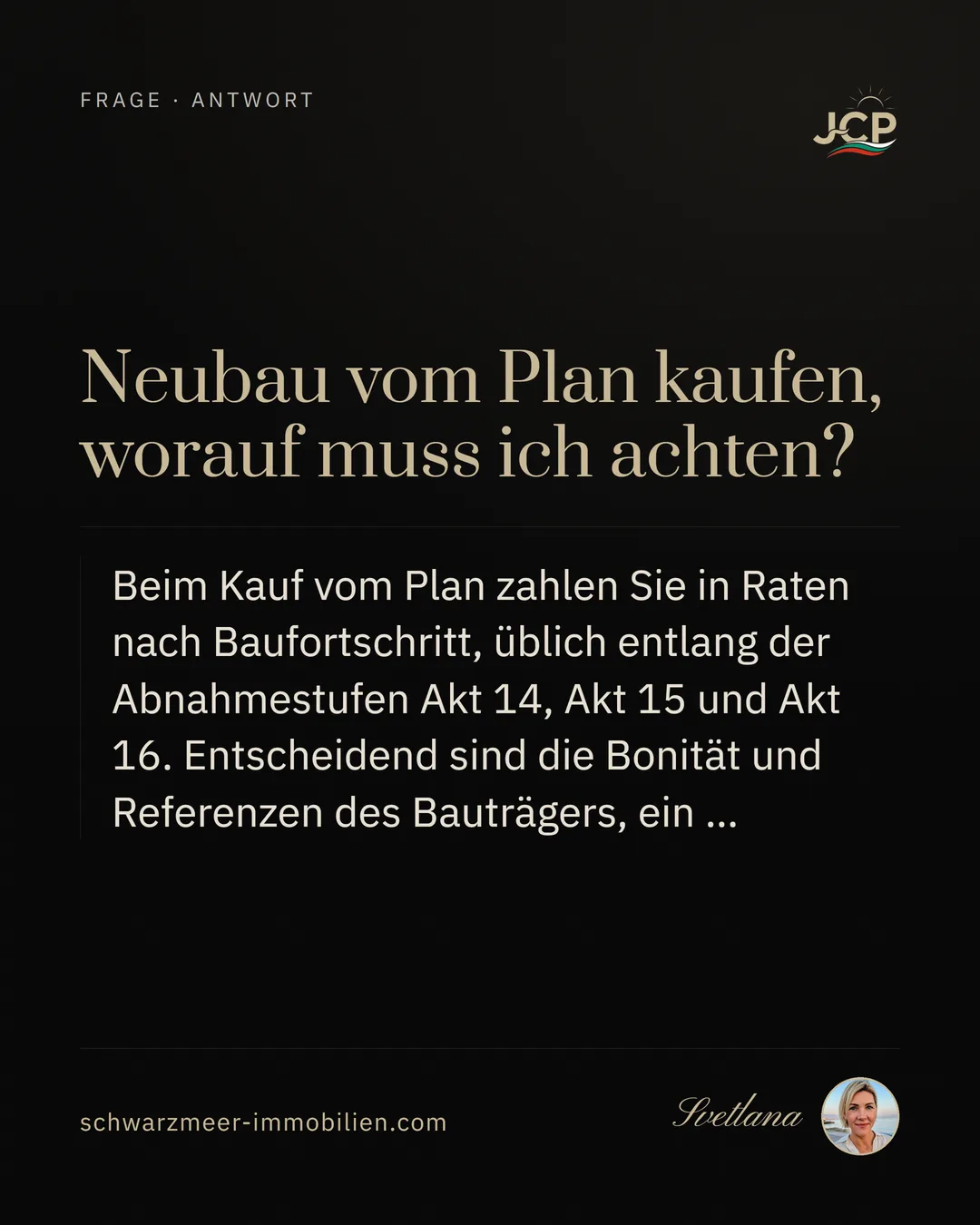 Neubau vom Plan kaufen, worauf muss ich achten?