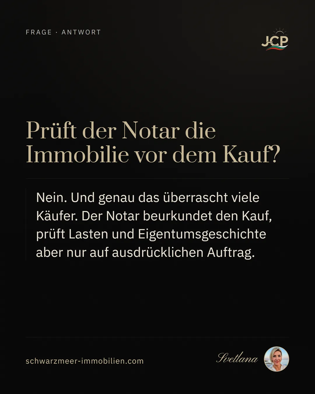 Prüft der Notar die Immobilie vor dem Kauf?