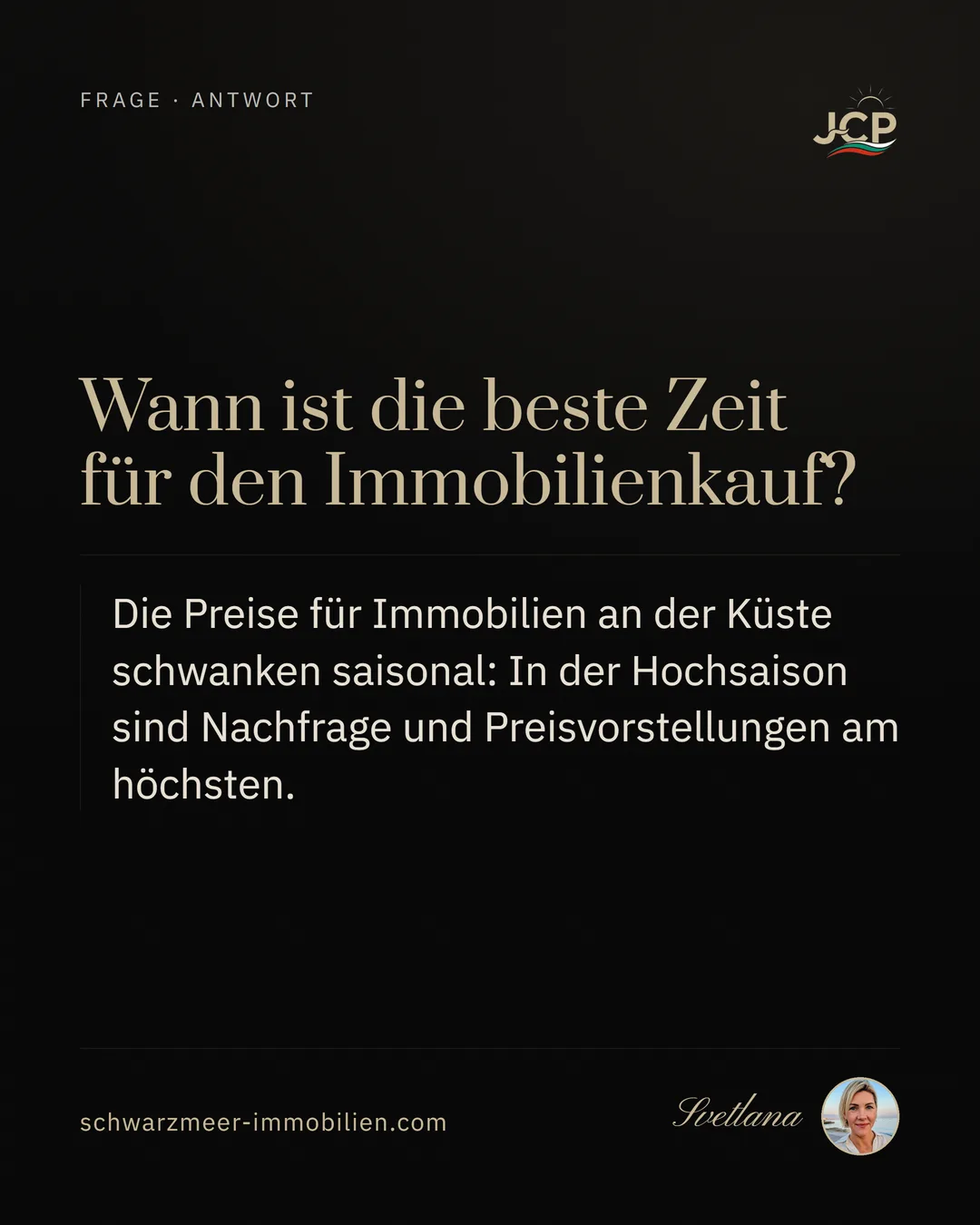 Wann ist die beste Zeit für den Immobilienkauf?