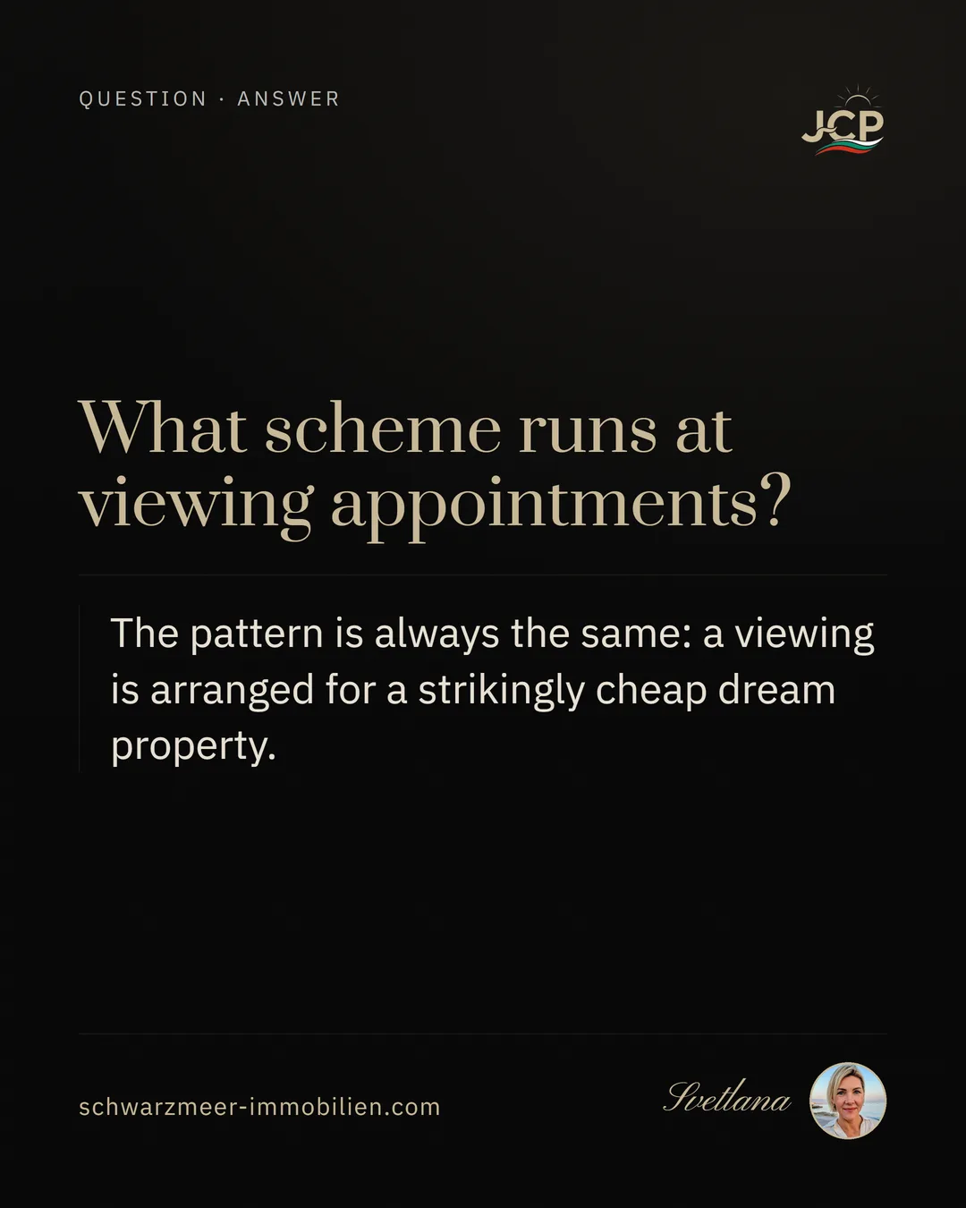 What scheme runs at viewing appointments?