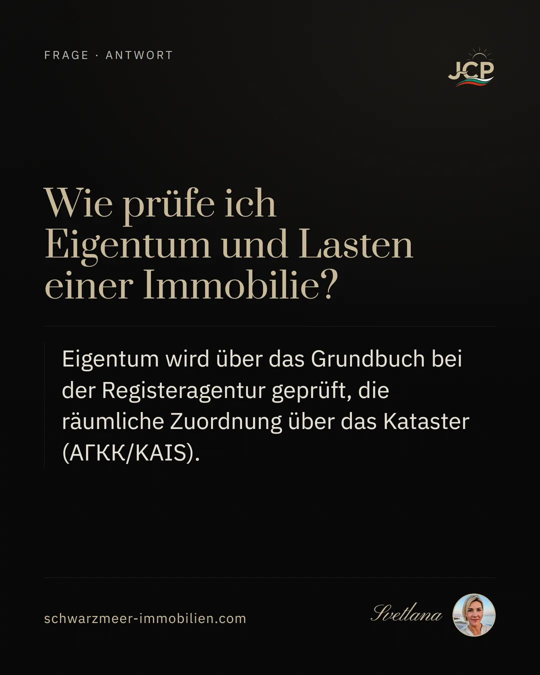 Wie prüfe ich Eigentum und Lasten einer Immobilie?