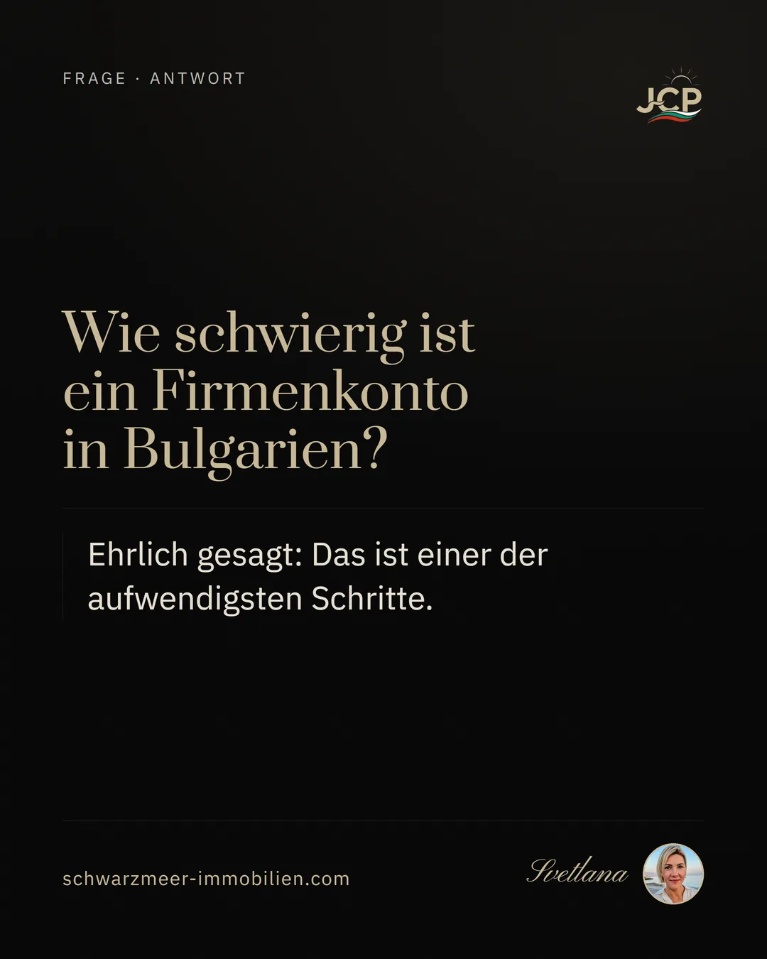 Wie schwierig ist ein Firmenkonto in Bulgarien?
