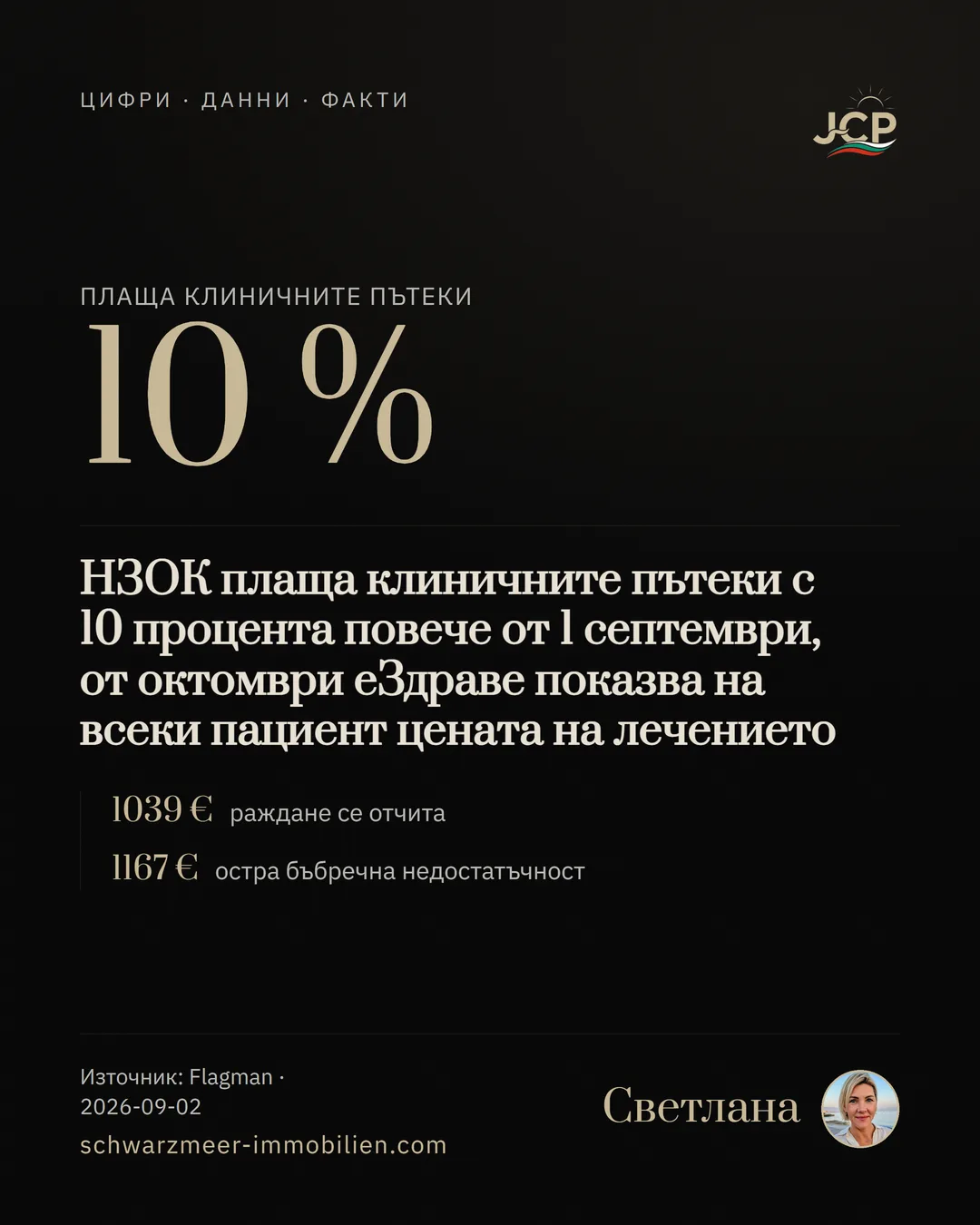 НЗОК плаща клиничните пътеки с 10 процента повече от 1 септември, от октомври еЗдраве показва на всеки пациент цената на лечението